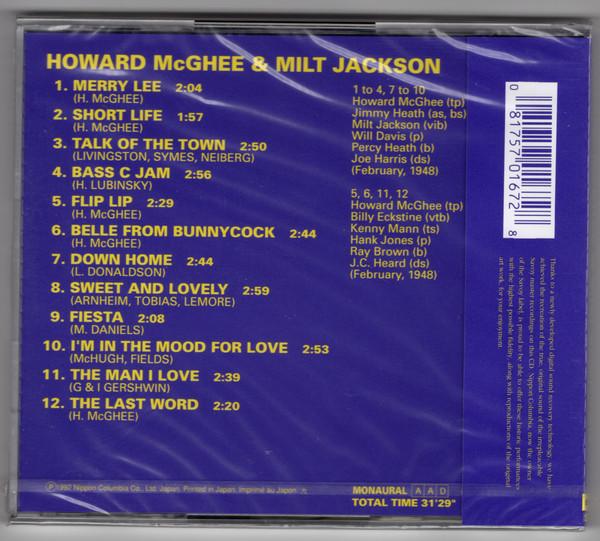 Howard McGhee & Milt Jackson - Howard McGhee & Milt Jackson - Cd