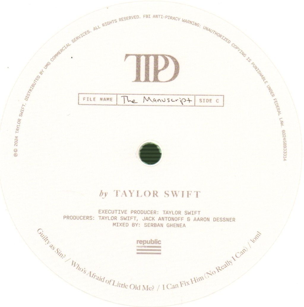 Taylor Swift - Tortured Poets Department - Double Lp