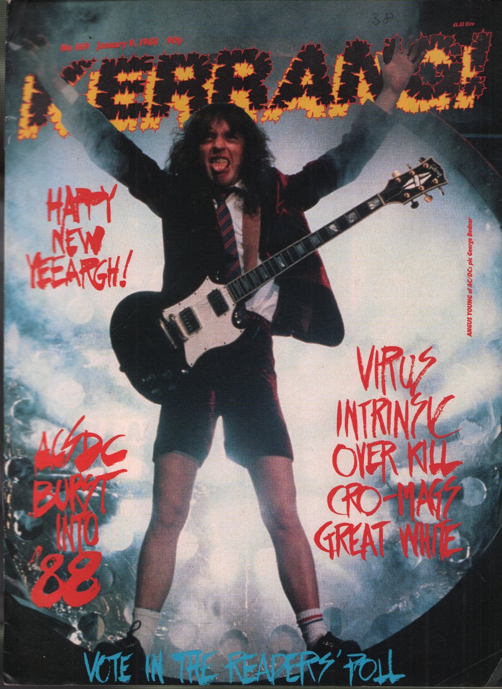 AC/DC - Kerrang No.169 - Magazine