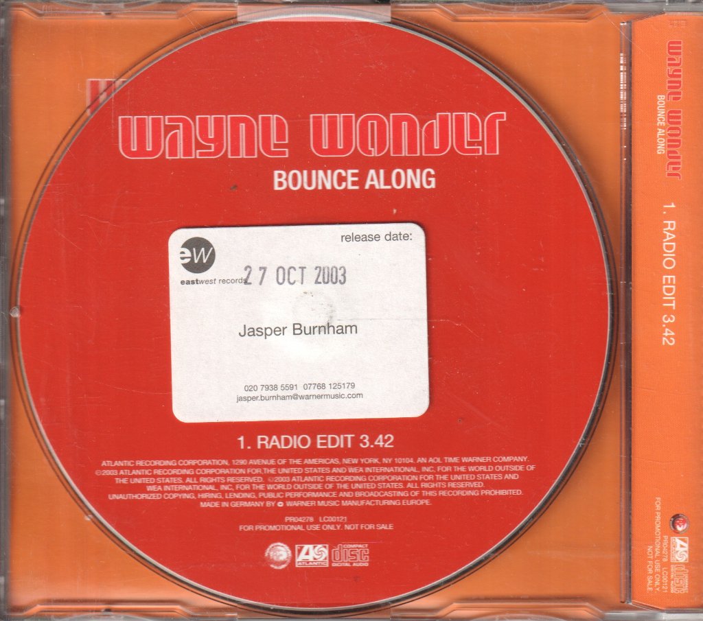 Wayne Wonder - Bounce Along - Cd