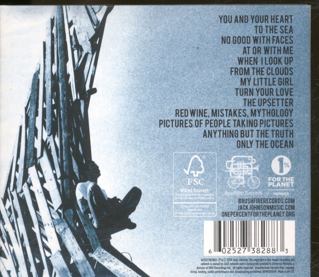 Jack Johnson - To The Sea - Cd