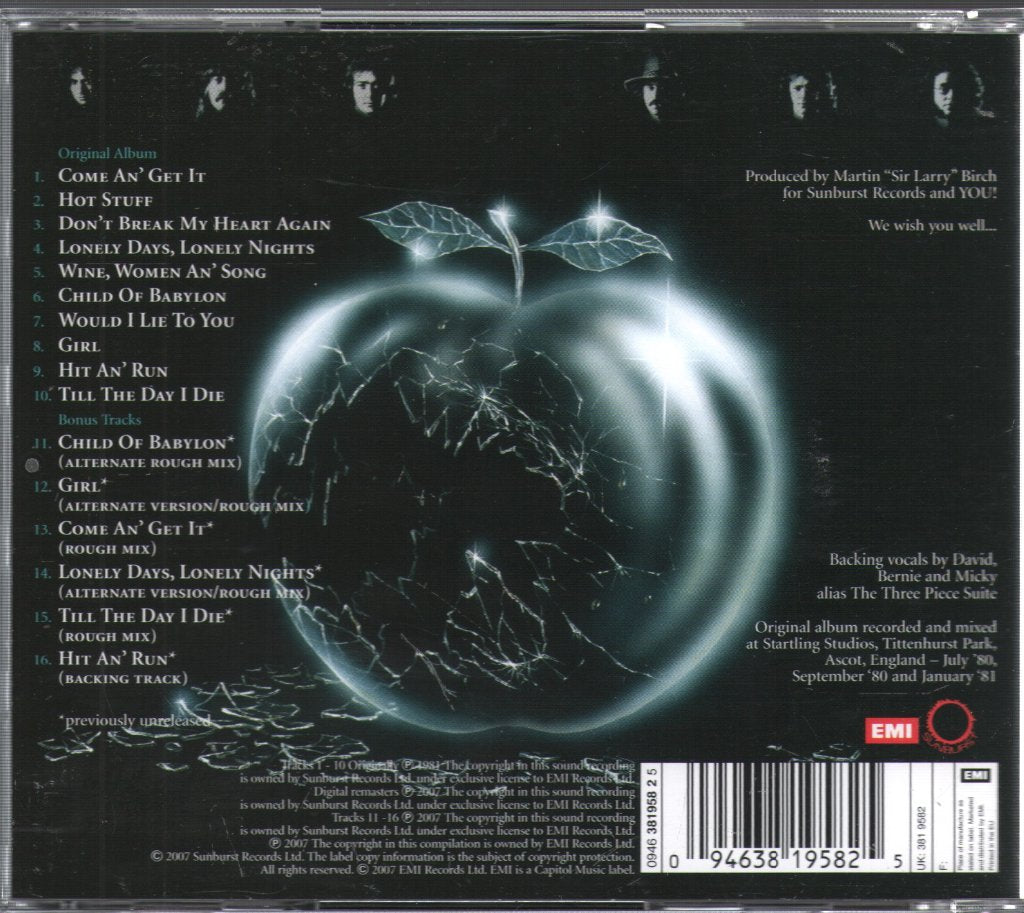 Whitesnake - Come An' Get It - Cd