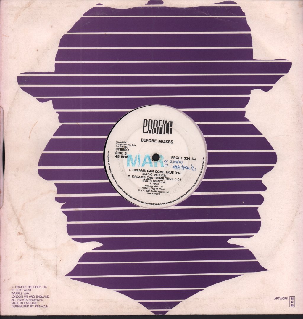 Before Moses - Dreams Can Come True - 12 Inch