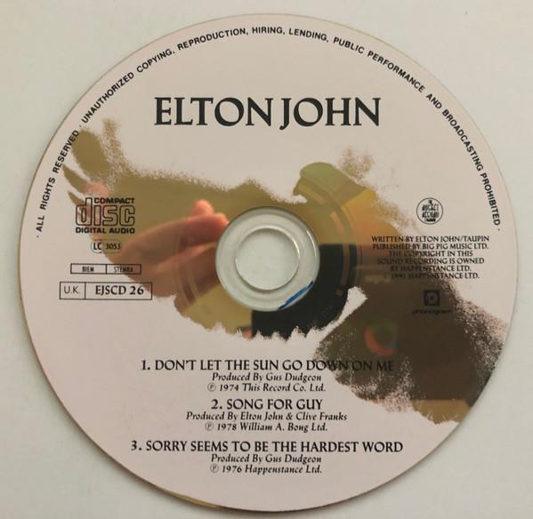 Elton John - Don't Let The Sun Go Down On Me - Cd