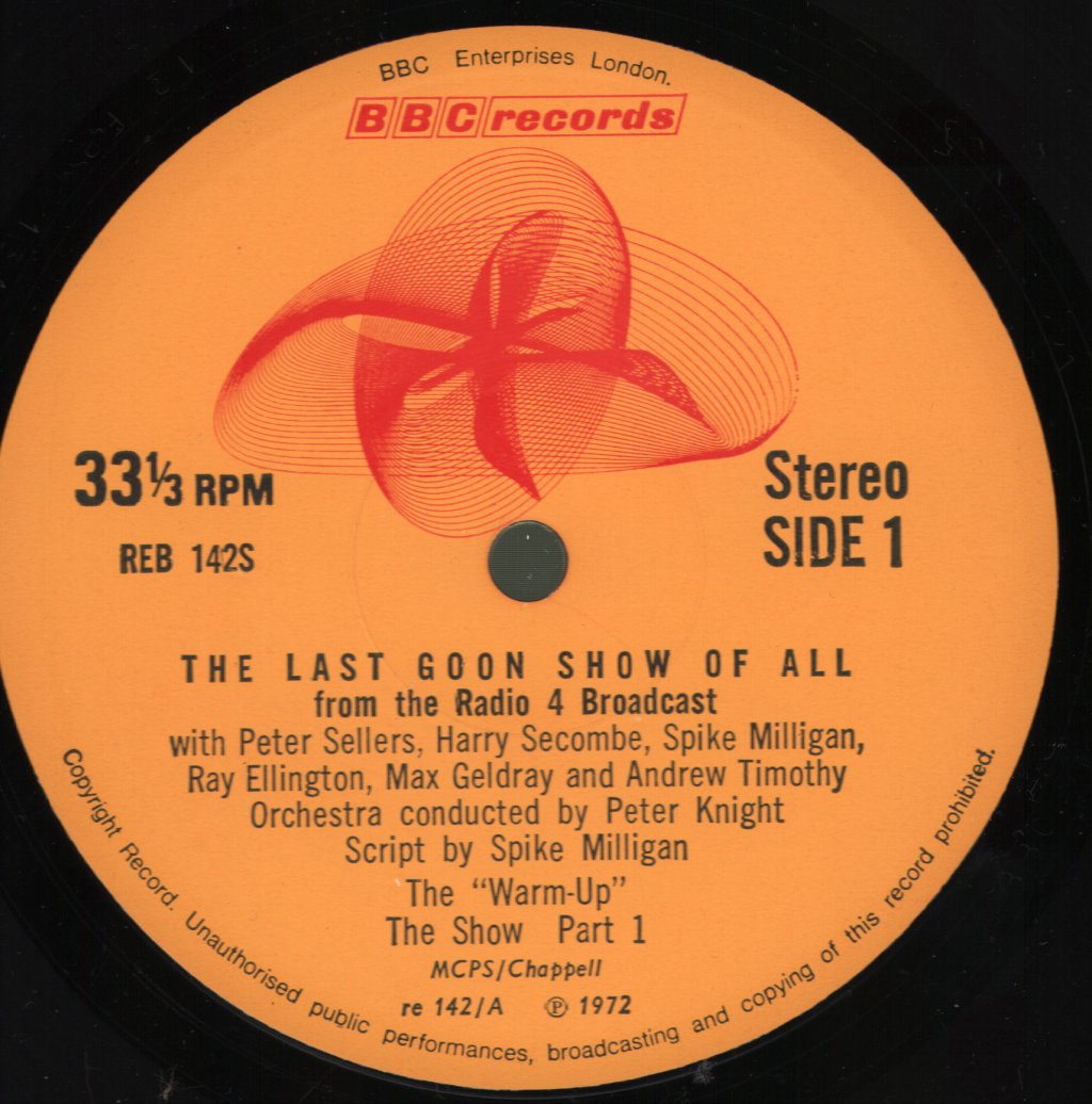 Goons - Last Goon Show Of All - Lp