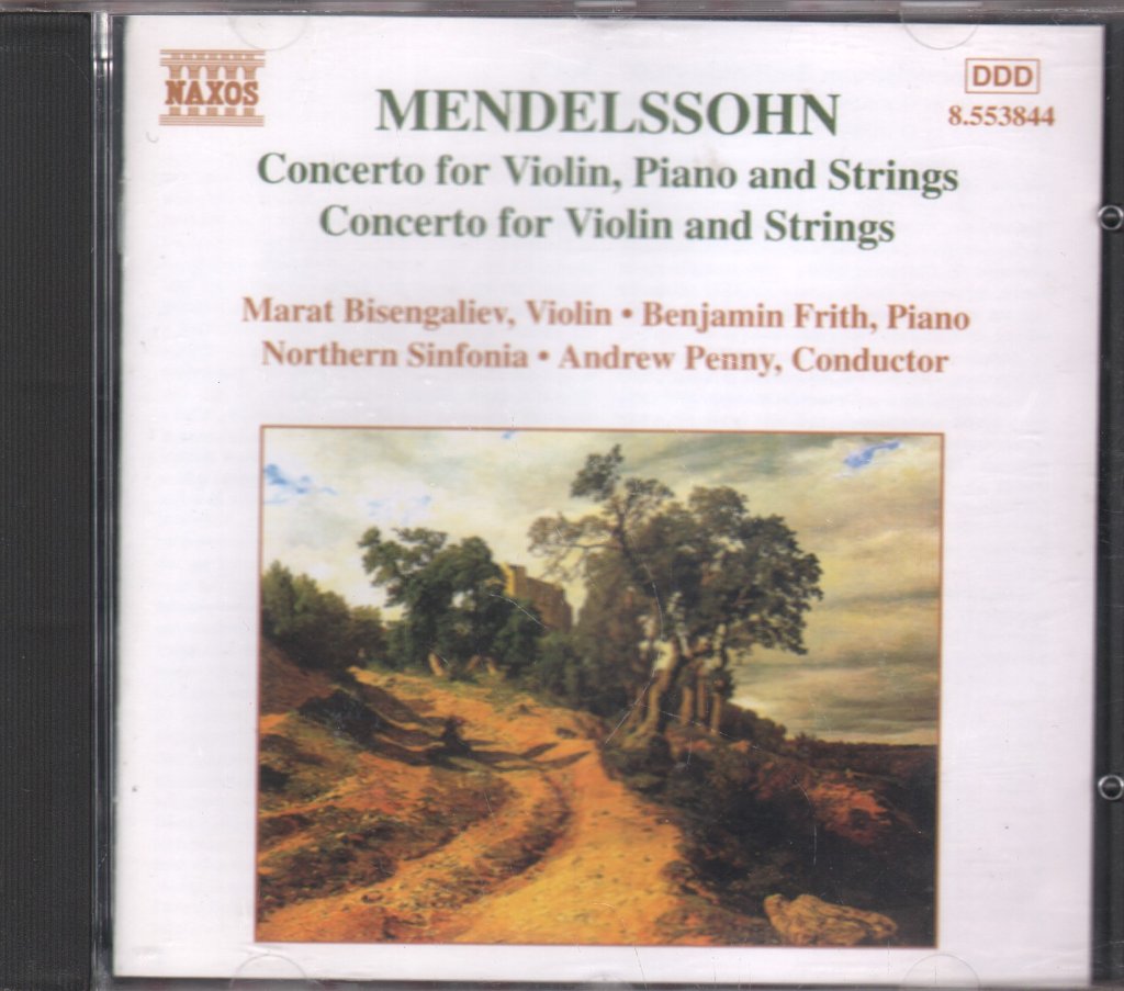 Marat Bisengaliev / Benjamin Frith / Northern Sinfonia / Andrew Penny - Mendelssohn - Concerto For Violin, Piano And Strings - Cd