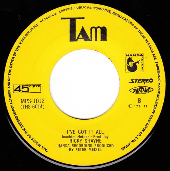 Ricky Shayne - Mamy Blue - 7 Inch