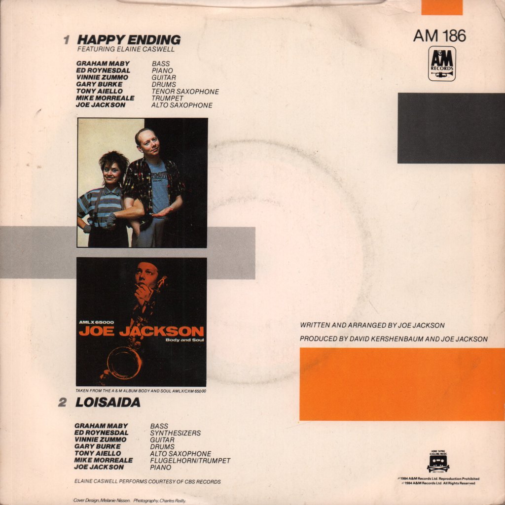 Joe Jackson - Happy Ending - 7 Inch