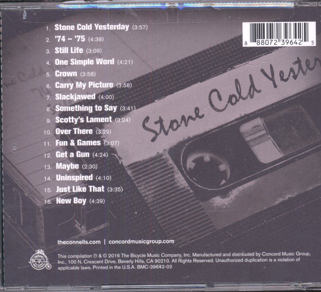 Connells - Stone Cold Yesterday (Best Of) - Cd