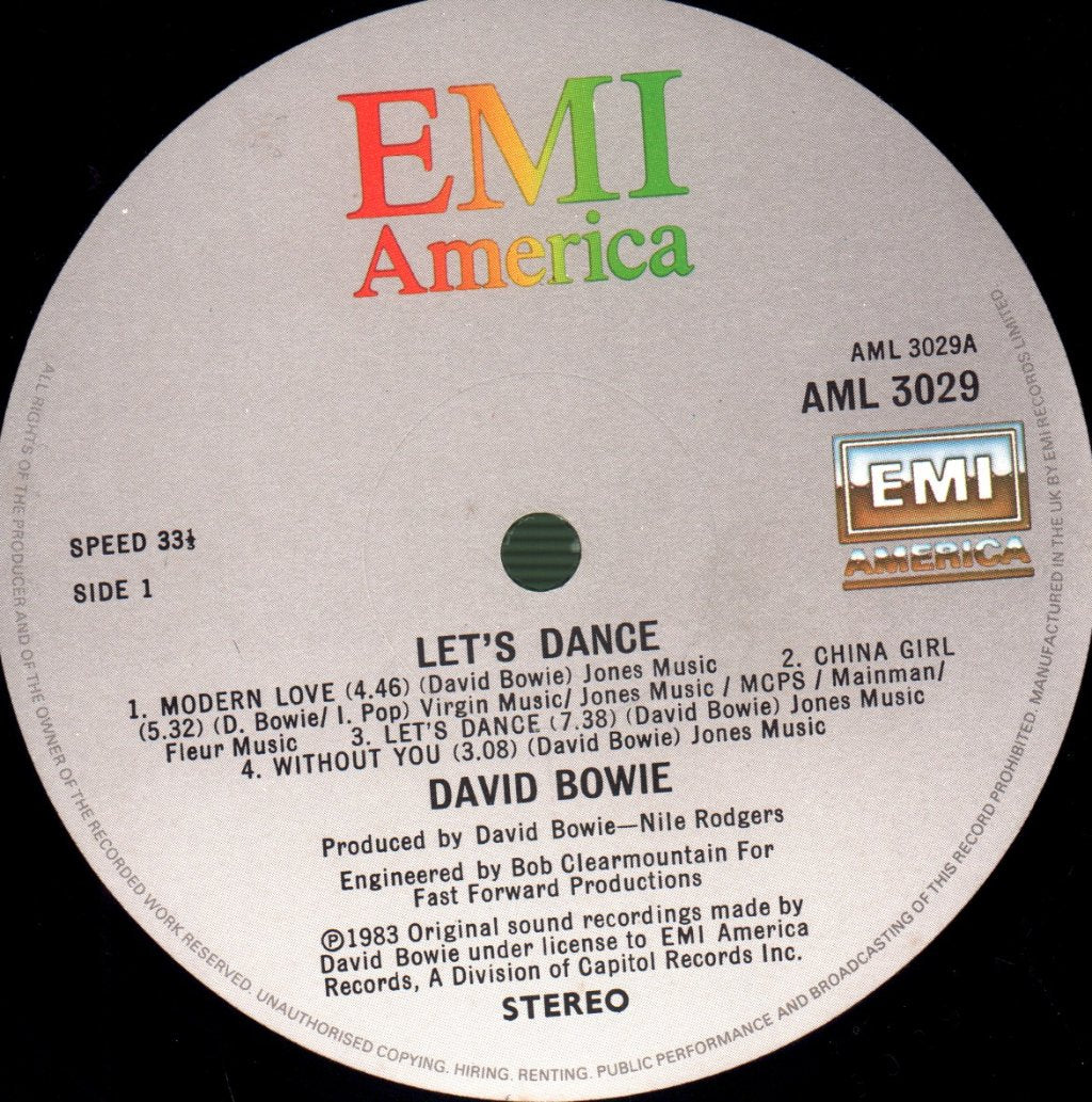 David Bowie - Let's Dance - Lp