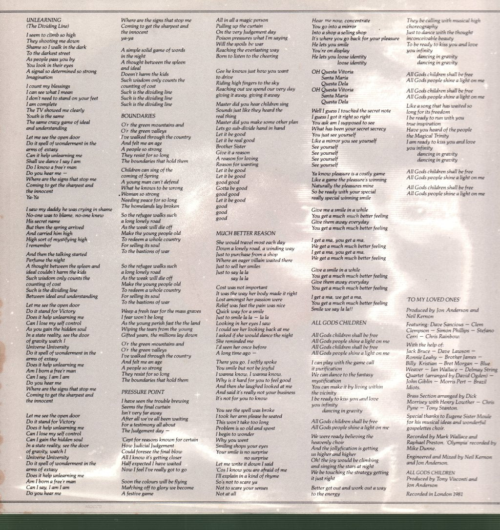Jon Anderson - Animation - Lp