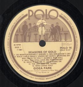 Gidea Park - Seasons Of Gold - 7 Inch