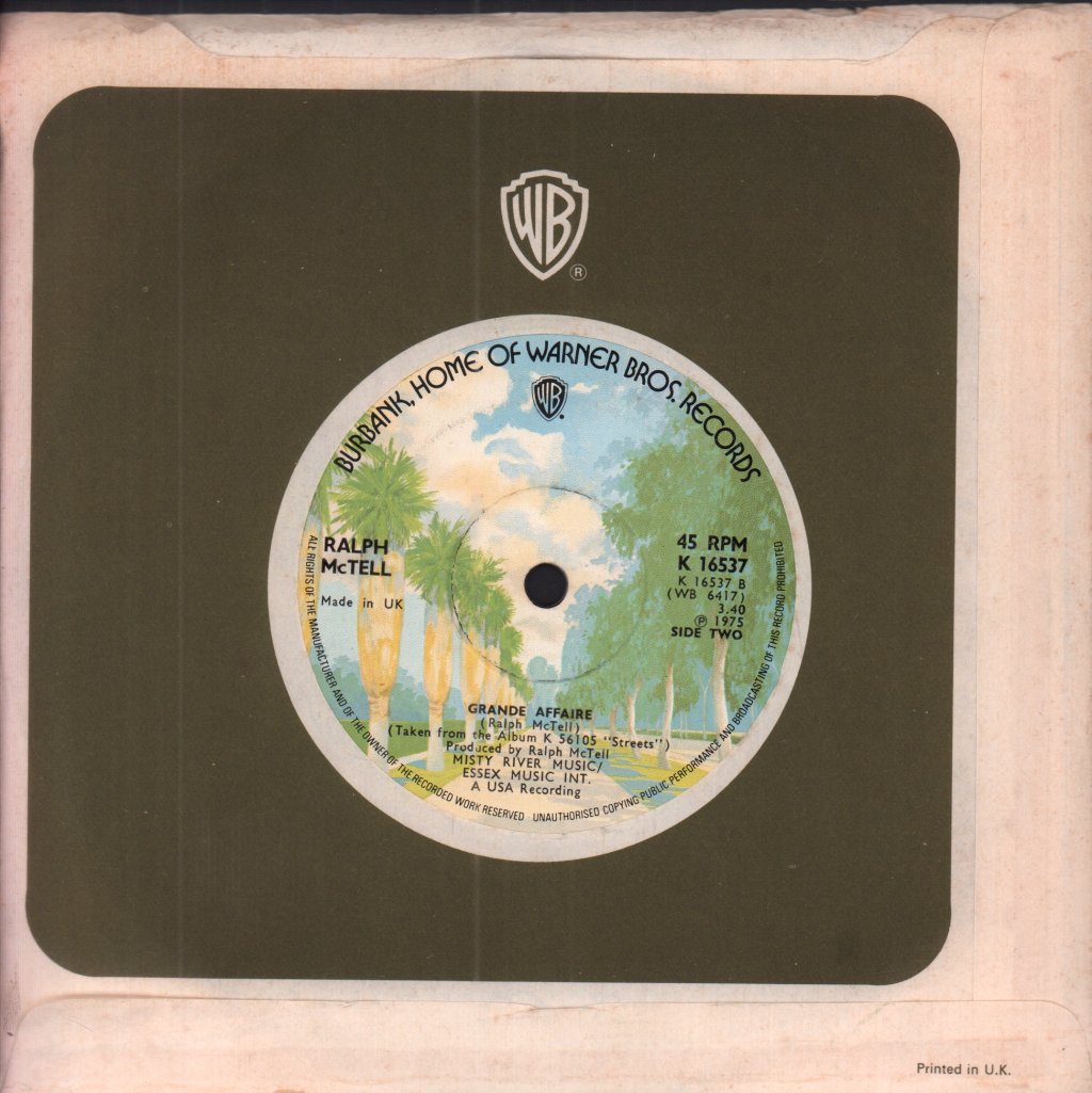 Ralph McTell - El Progresso - 7 Inch