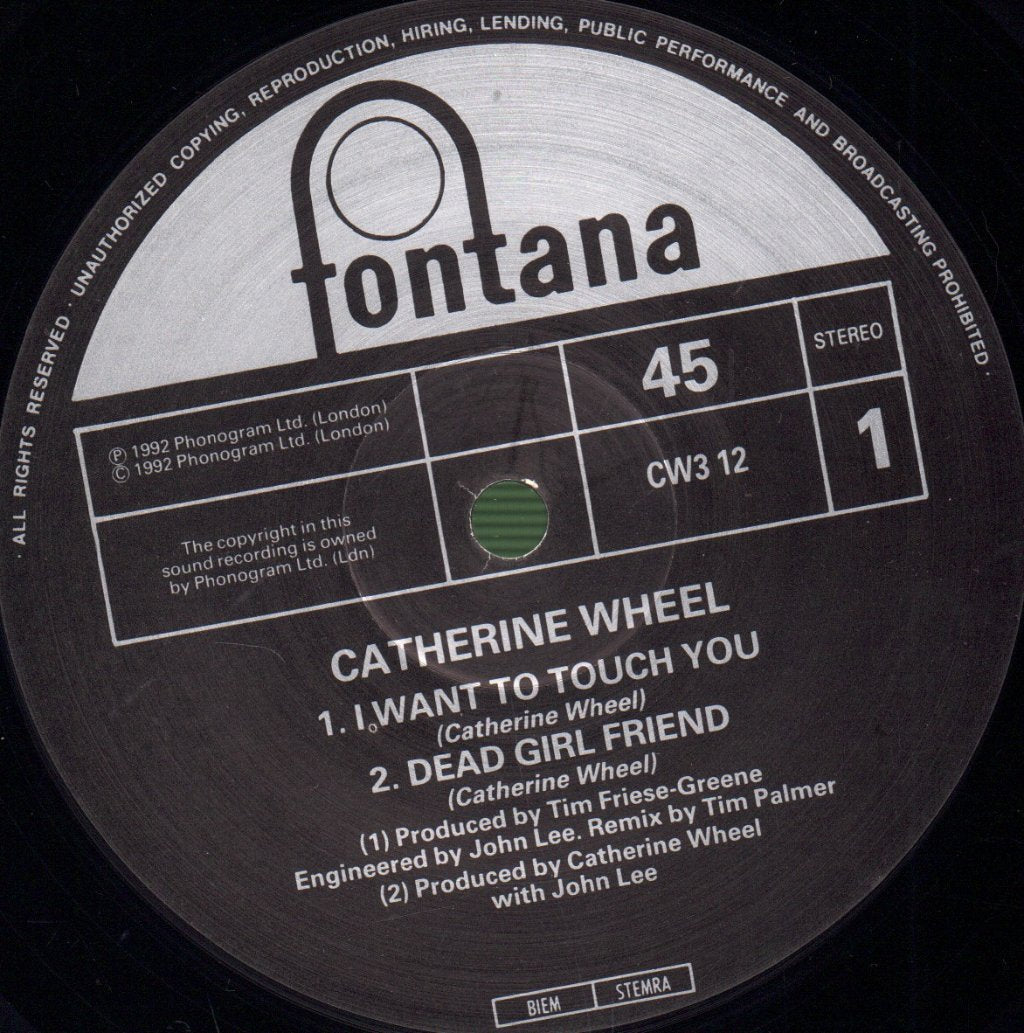 Catherine Wheel - I Want To Touch You - 12 Inch