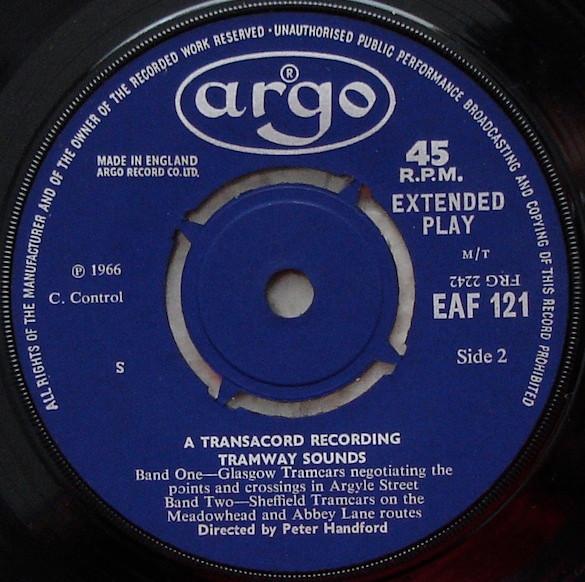 No Artist - Tramway Sounds - 7 Inch