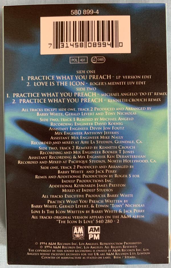 Barry White - Practice What You Preach - Cassette