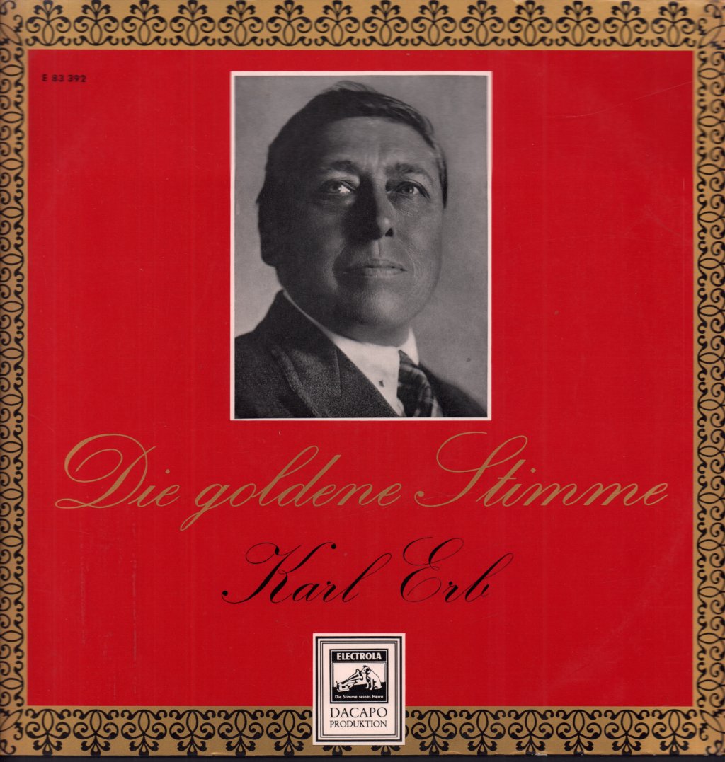 Karl Erb - Die Goldene Stimme - Lp