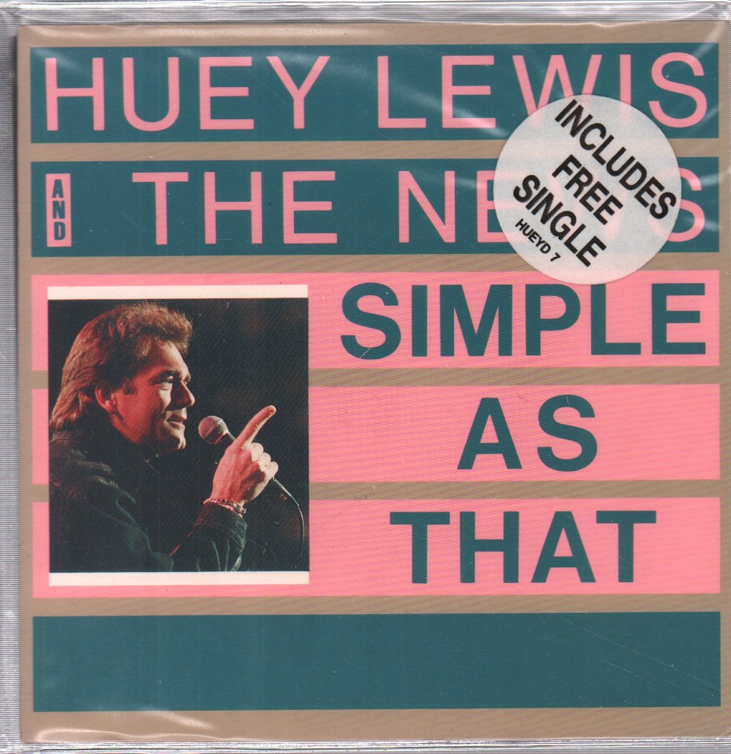 Huey Lewis And The News - Simple As That - 7 Inch