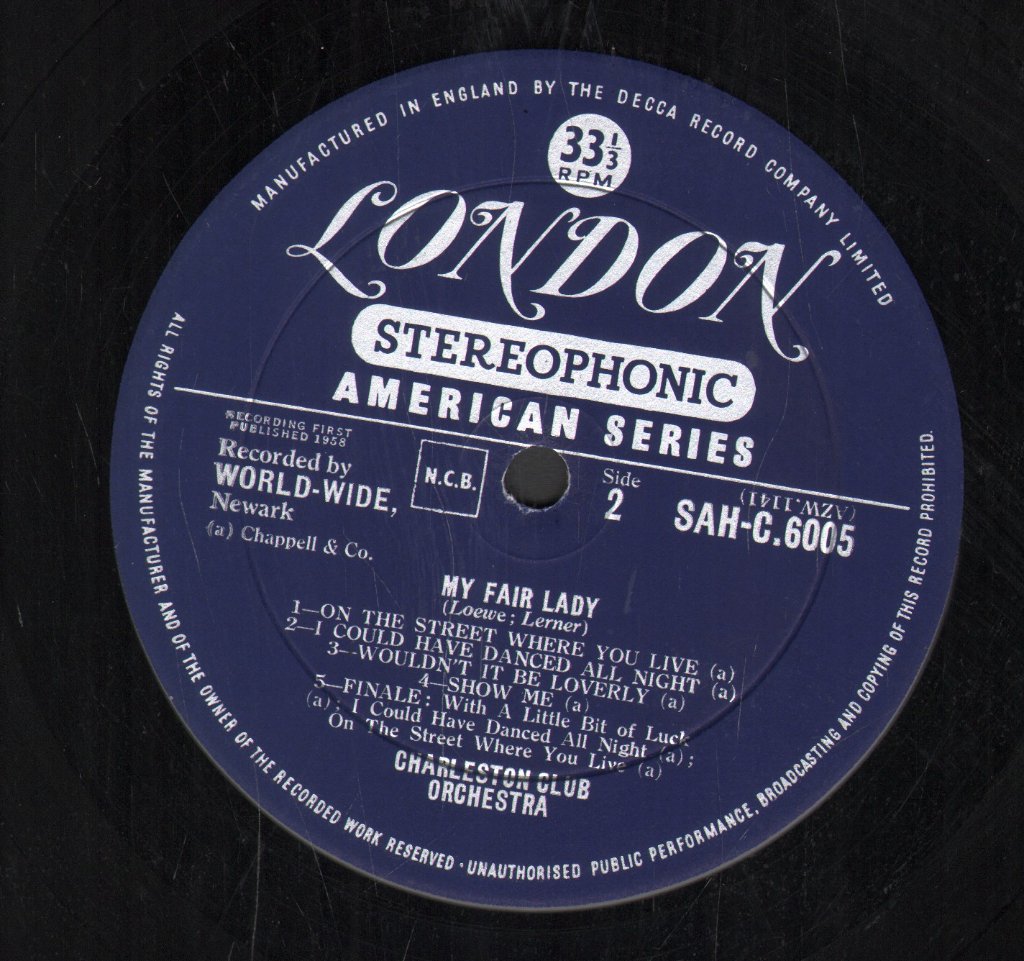 Charleston Club Orchestra - My Fair Lady - Roaring Twenties Version - Lp