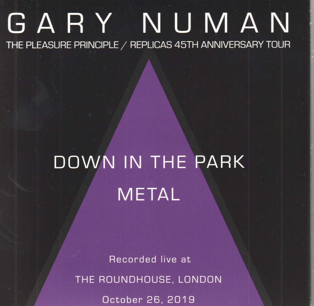 Gary Numan - Down In The Park / Metal (Recorded Live At The Roundhouse, London October 26, 2019) - 7 Inch