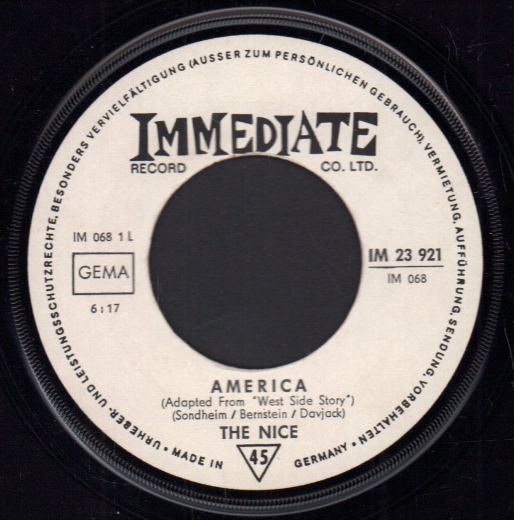 Nice - America - 7 Inch