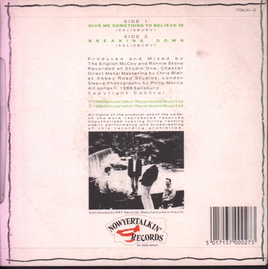 English Mccoy - Give Me Something To Believe In - 7 Inch