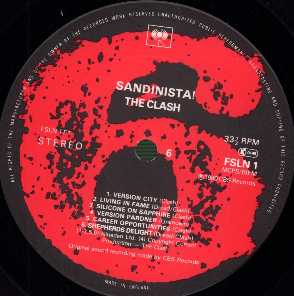 Clash - Sandinista - Triple Lp