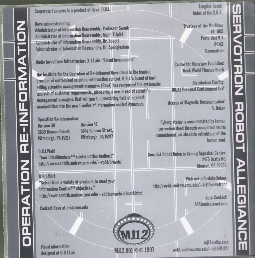 Servotron / Revo - Product For Mass Consumption - 7 Inch