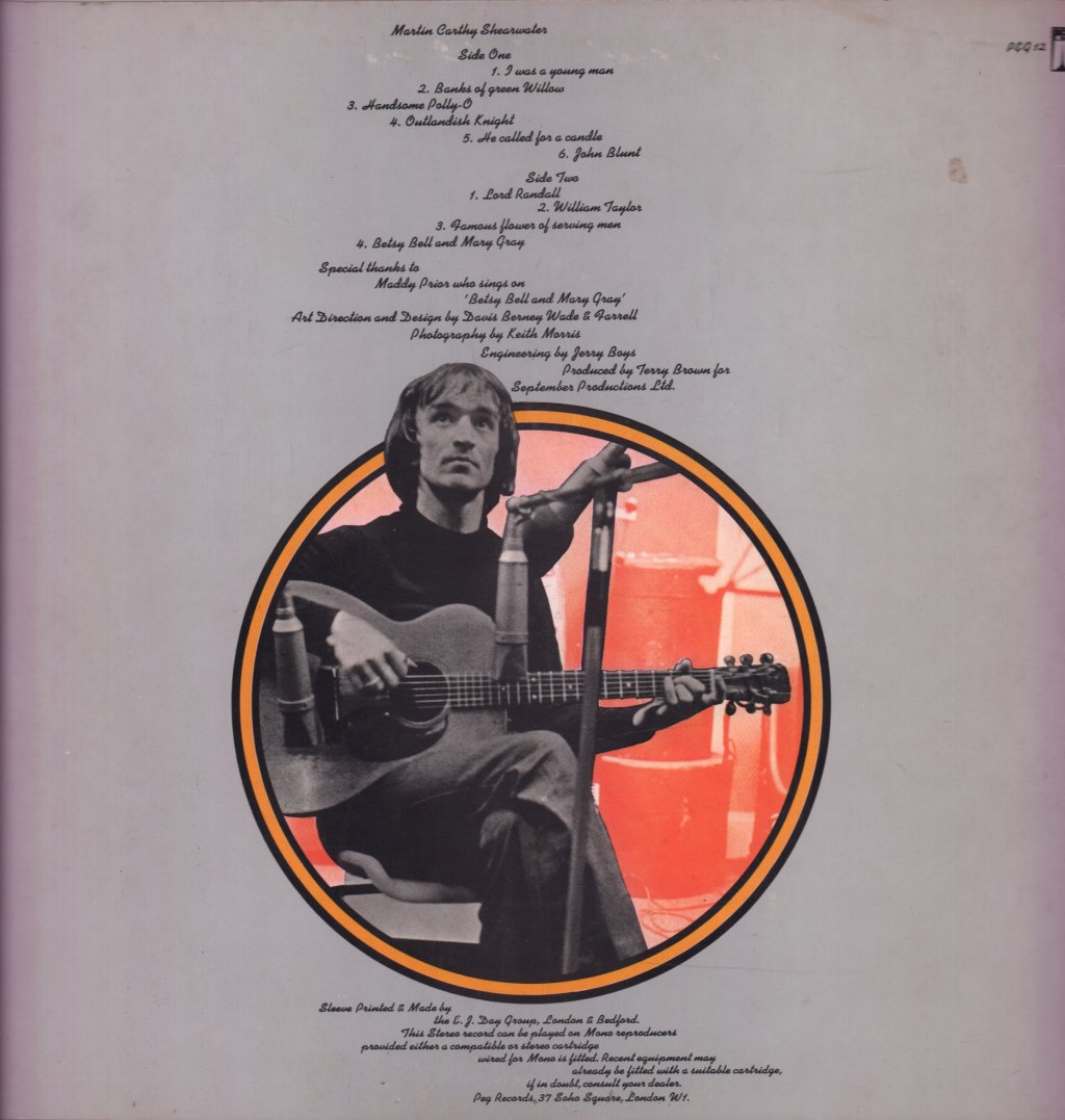 Martin Carthy - Shearwater - Lp