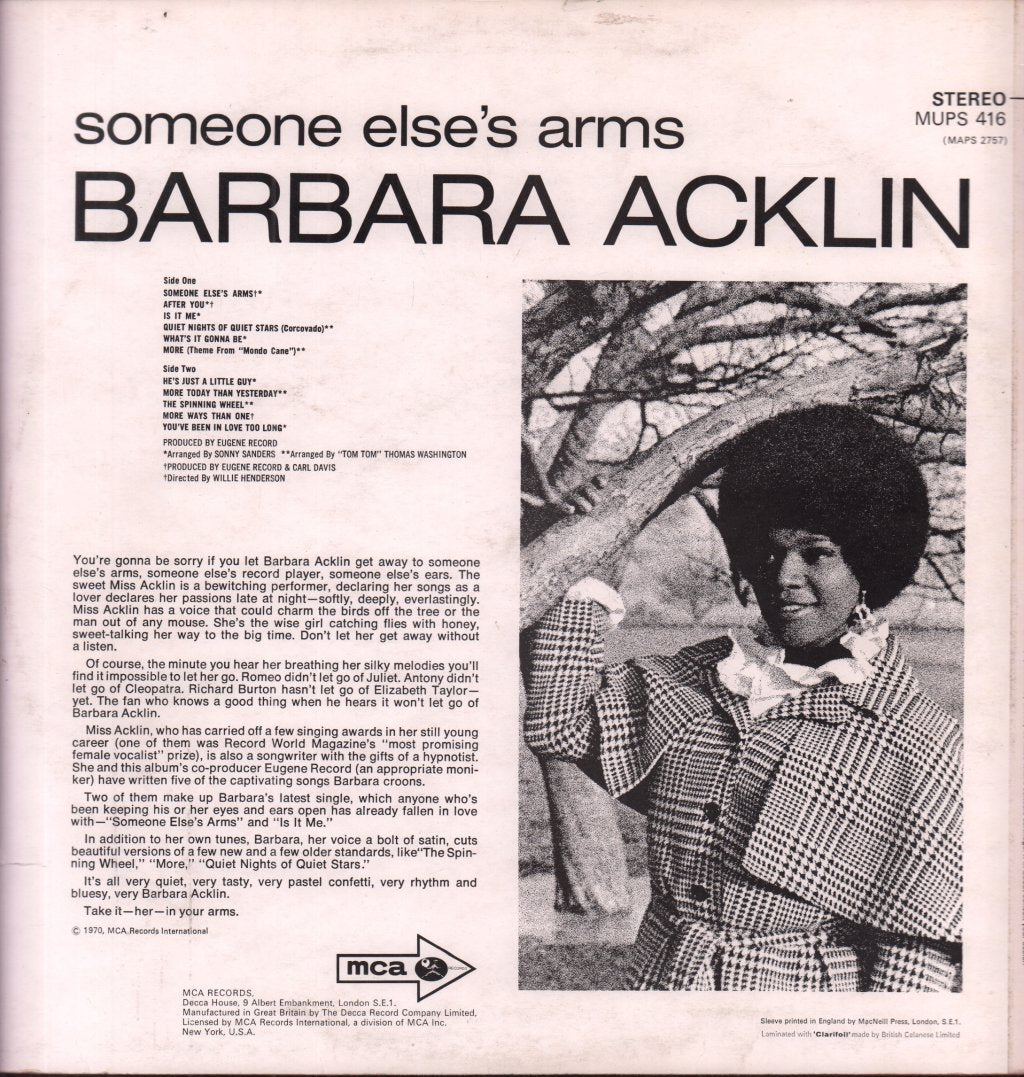 Barbara Acklin - Someone Else's Arms - Lp