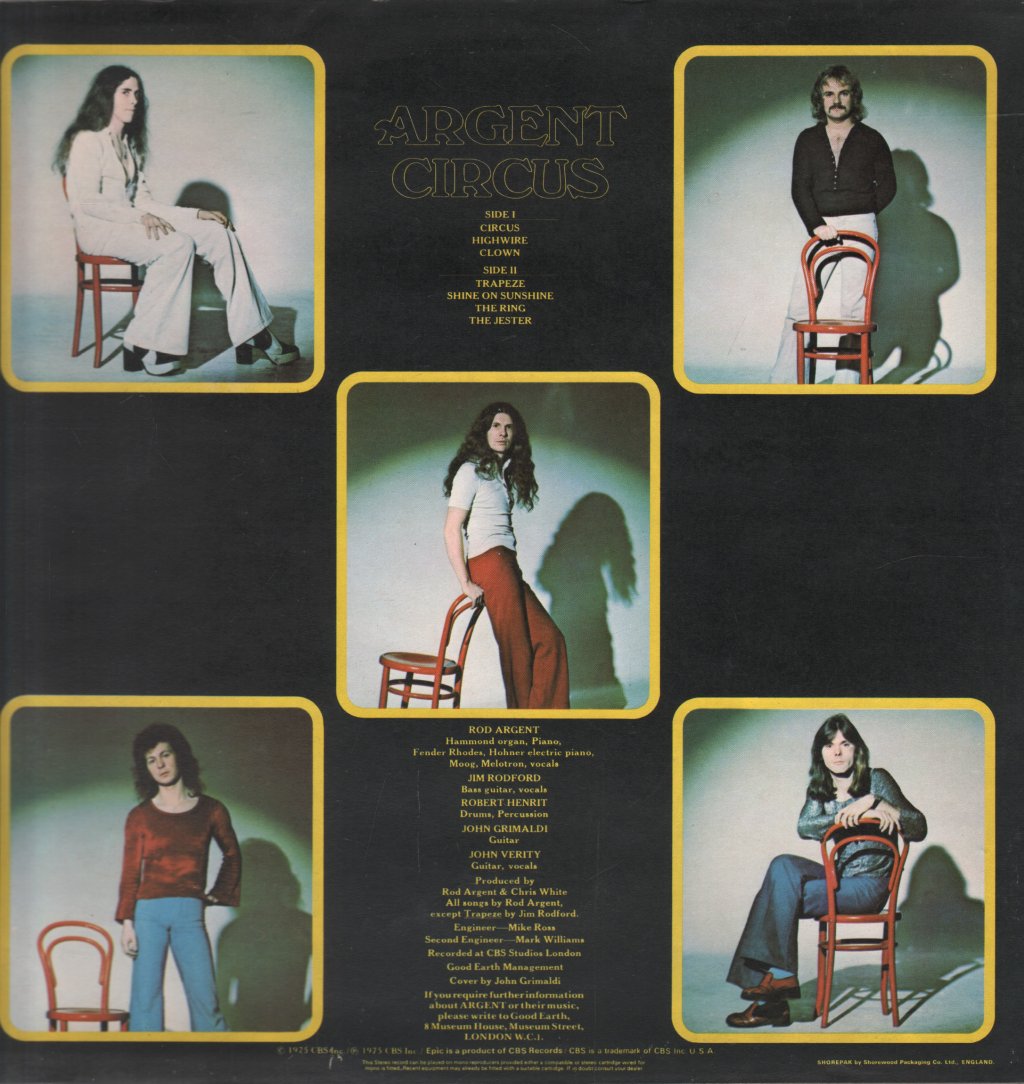 Argent - Circus - Lp