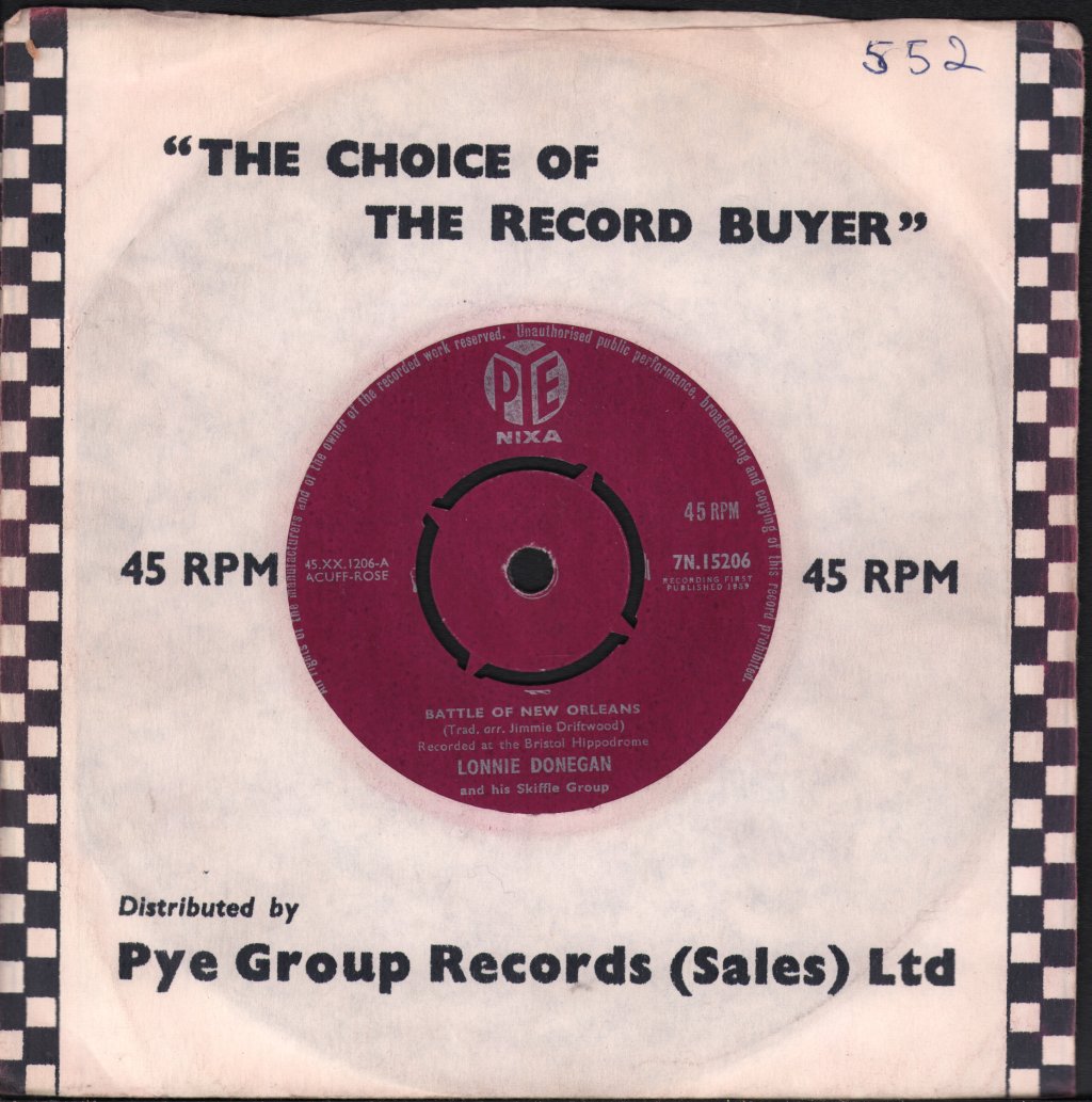 Lonnie Donegan - Battle Of New Orleans - 7 Inch