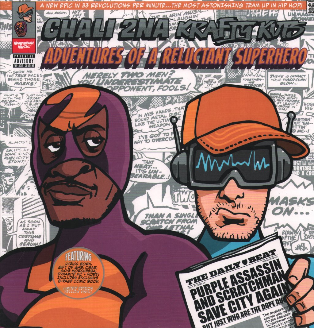 Chali 2Na And Krafty Kuts - Adventures of A Reluctant Superhero - Lp
