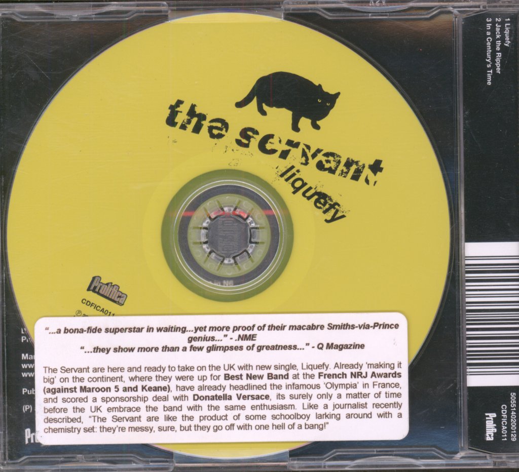 Servant (2000'S Artist) - Liquefy - Cd