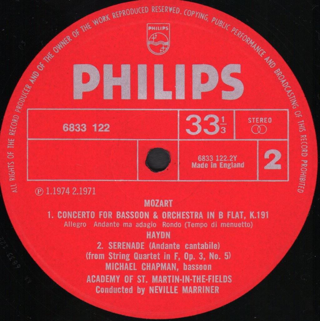 Neville Marriner / Academy Of St. Martin In The Fields - Academy Con Amore - Lp