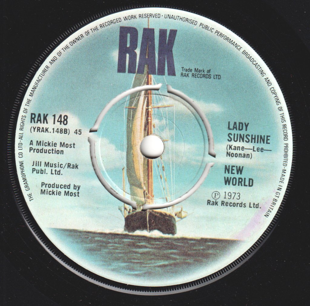 New World - Rooftop Singing - 7 Inch