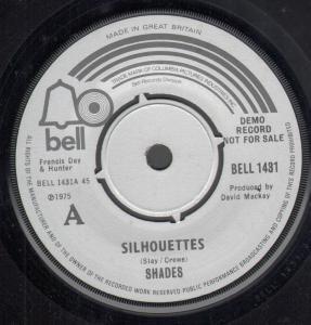 Shades (70'S Pop Group) - Silhouettes - 7 Inch