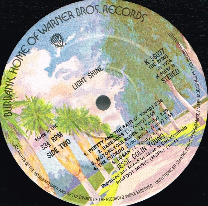 Jesse Colin Young - Light Shine - Lp