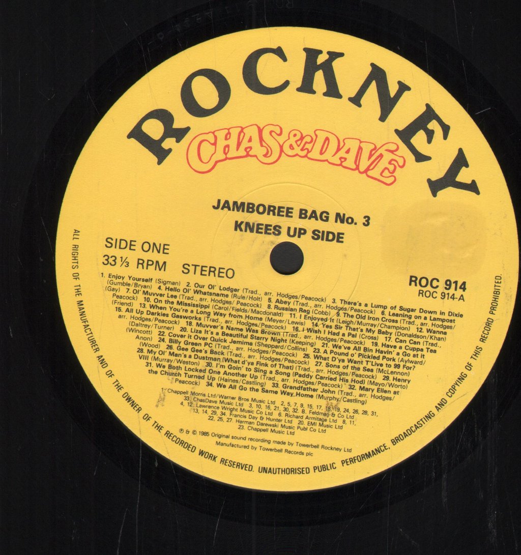 Chas And Dave - Jamboree Bag Number 3 - Double Lp