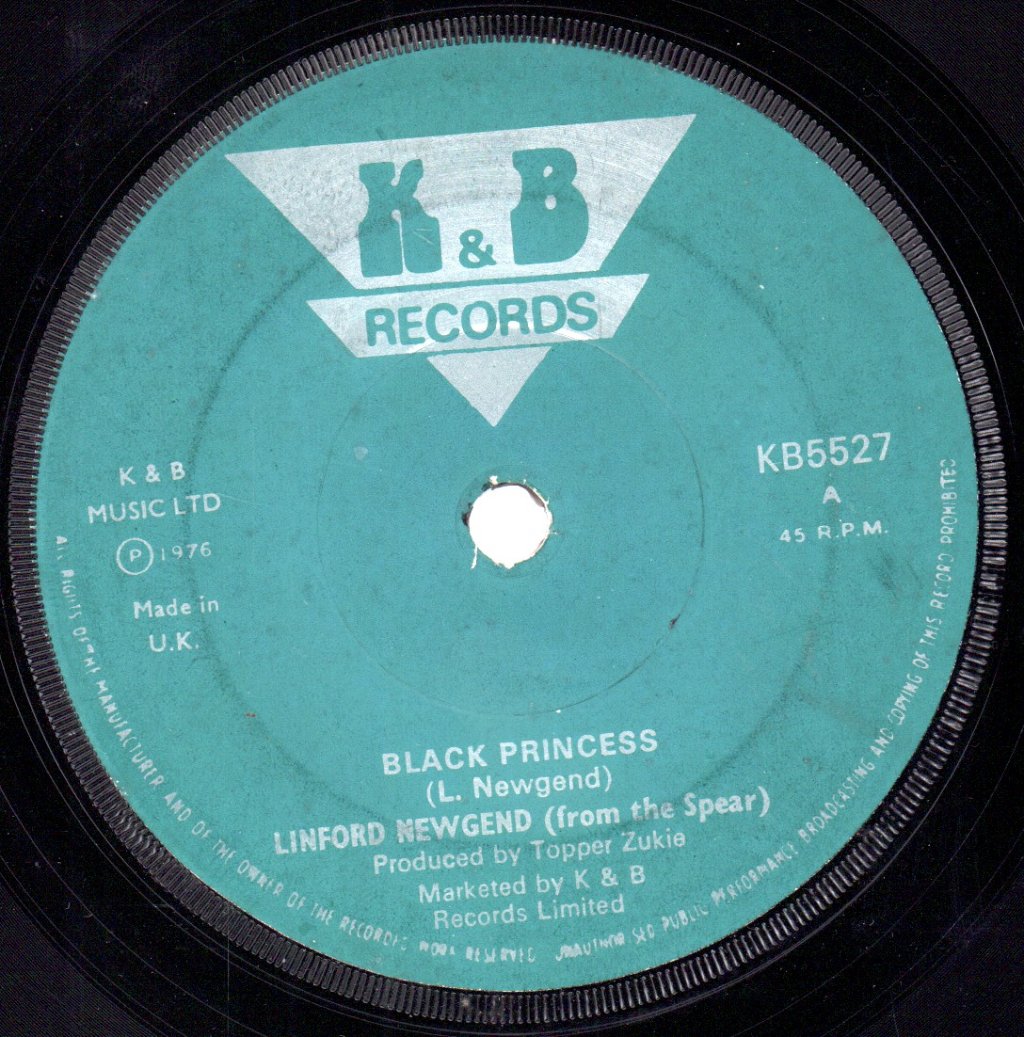 Linford Newgend - Black Princess - 7 Inch