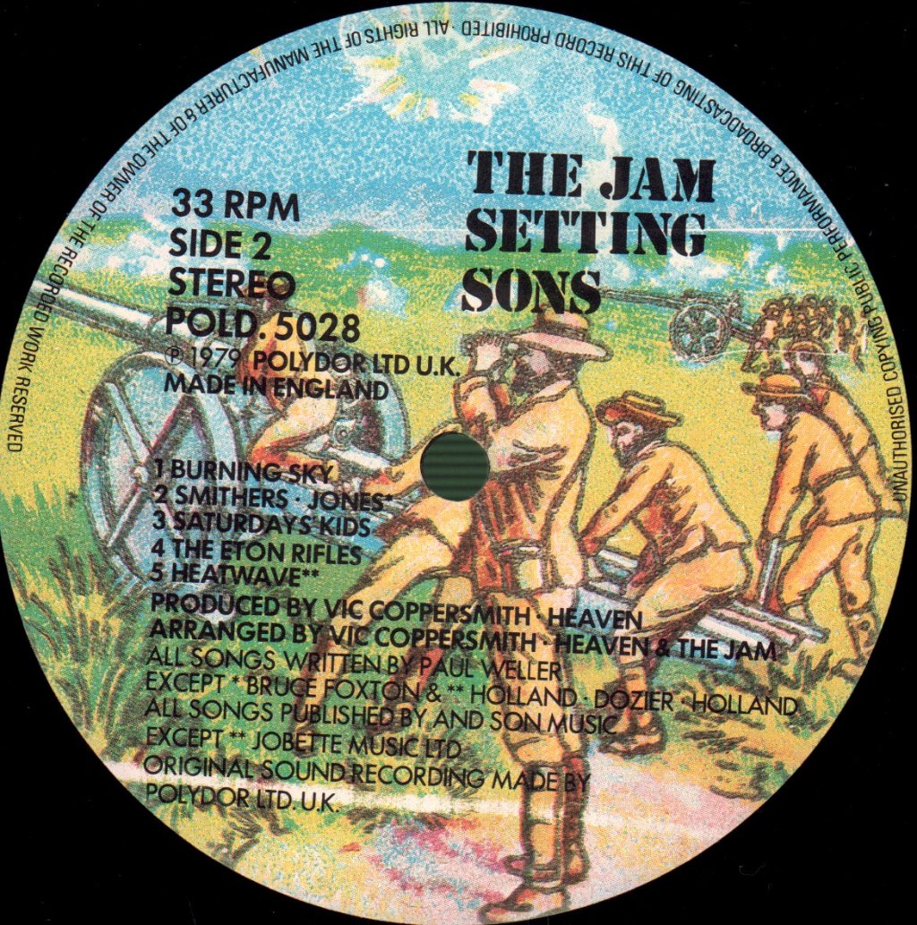 Jam - Setting Sons - Lp