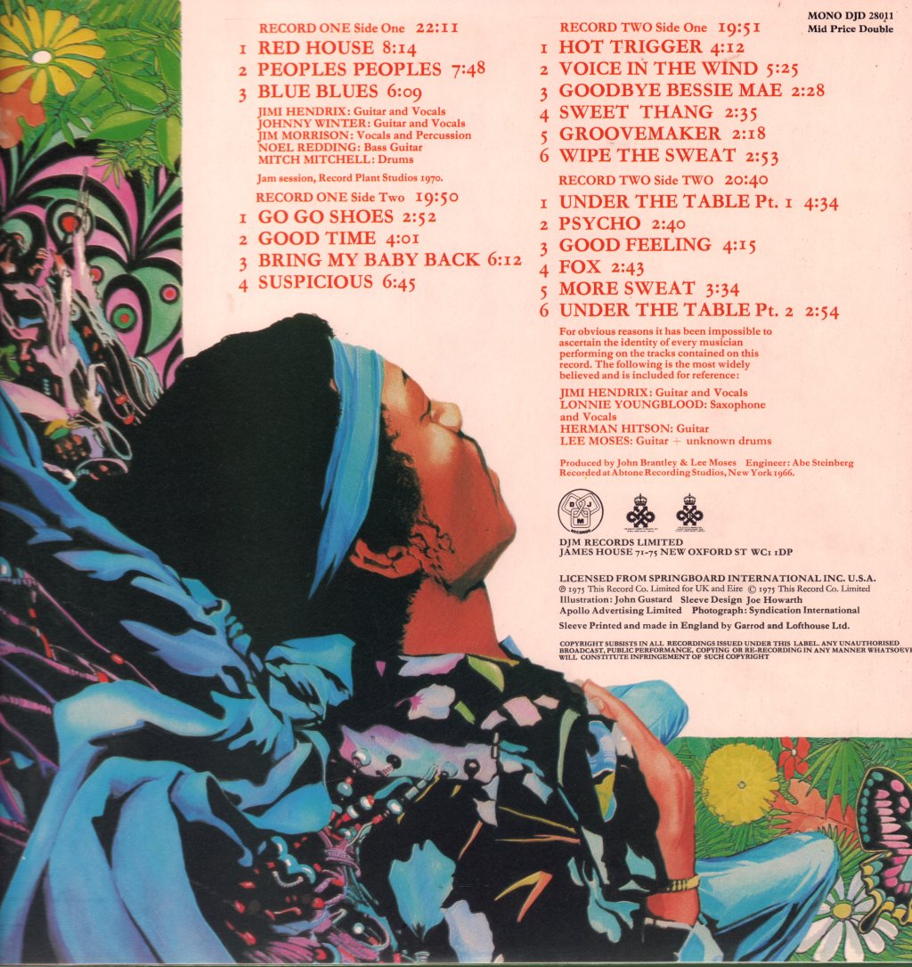 Jimi Hendrix - For Real! - Double Lp
