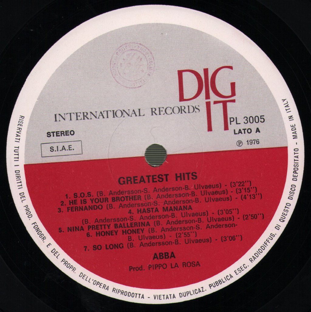 ABBA - Greatest Hits - Lp