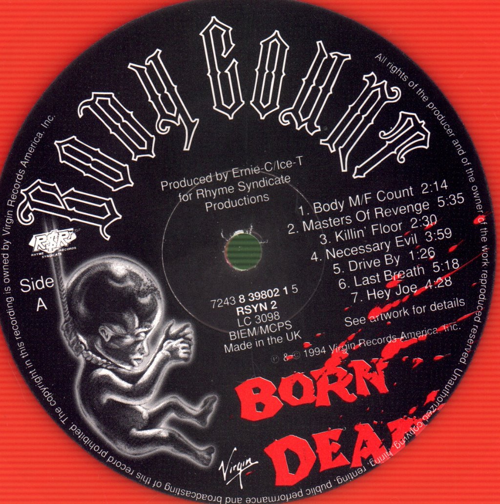 Body Count - Born Dead - Lp