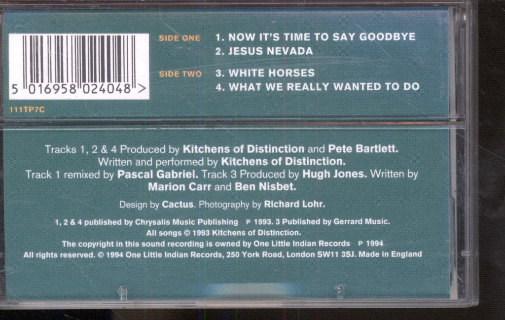 Kitchens Of Distinction - Now It's Time To Say Goodbye - Cassette