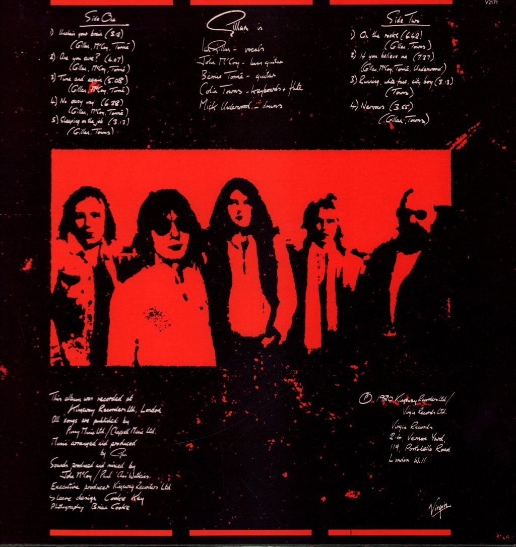 Gillan - Glory Road - Double Lp