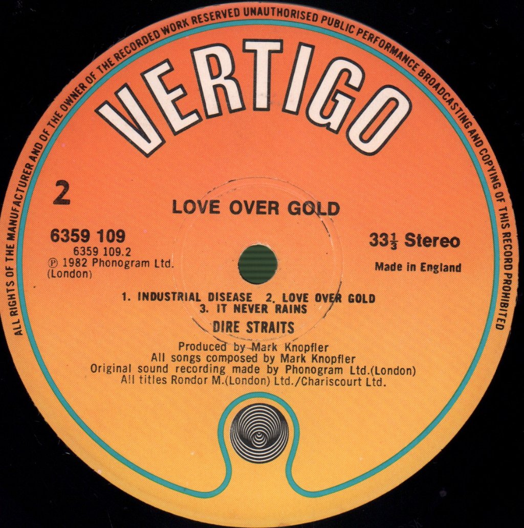 Dire Straits - Love Over Gold - Lp