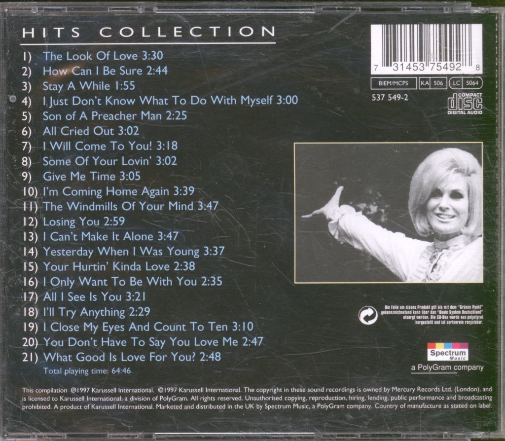 Dusty Springfield - Hits Collection - Cd