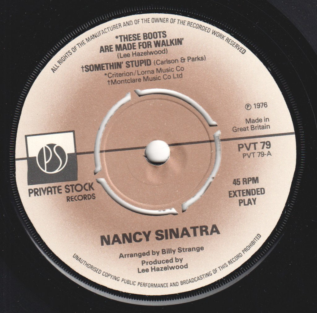 Nancy Sinatra - These Boots Are Made For Walkin' - 7 Inch