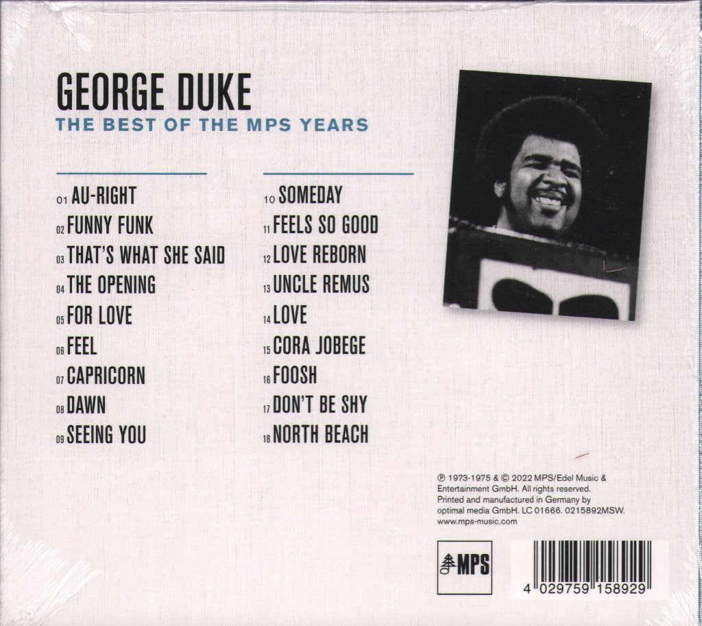George Duke - Best Of The MPS Years - Cd